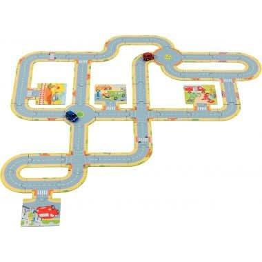 Circuit de routes en carton + 2 voitures - Ma Rentrée Facile