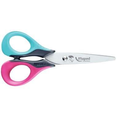 Ciseaux bouts ronds 13cm gaucher SENSOFT Maped, coloris aléatoires - Ma Rentrée Facile