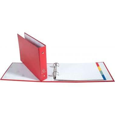 Classeur fiches bristol à l'italienne, dos 4cm, coloris aléatoires - Ma Rentrée Facile