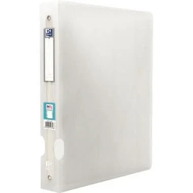 Classeur 4 anneaux en polypropylène HAWAÏ dos 4 cm, format A4+, incolore - Ma Rentrée Facile