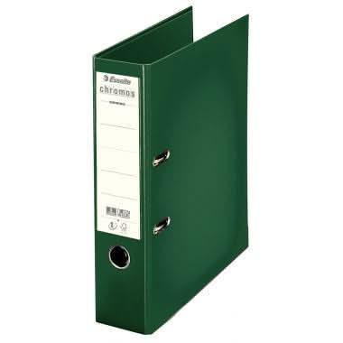 Classeur à levier, ESSELTE CHROMOS +, dos 8 cm, vert - Ma Rentrée Facile