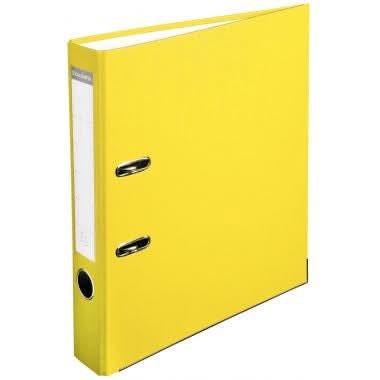 Classeur à levier EXACOMPTA, dos 5cm jaune - Ma Rentrée Facile