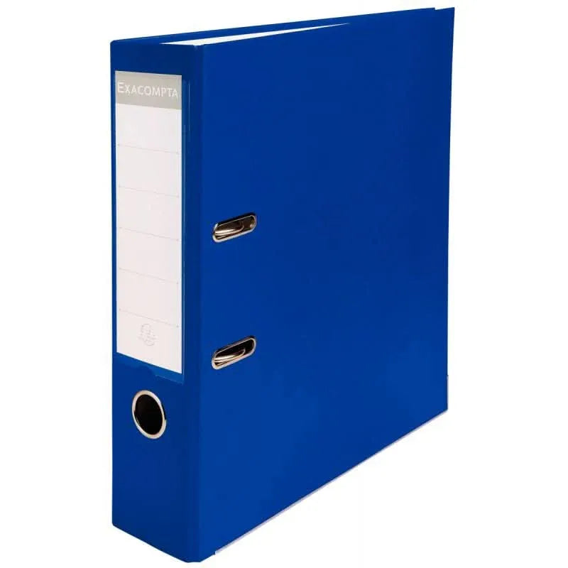 Classeur à levier EXACOMPTA, dos 8cm bleu - Ma Rentrée Facile