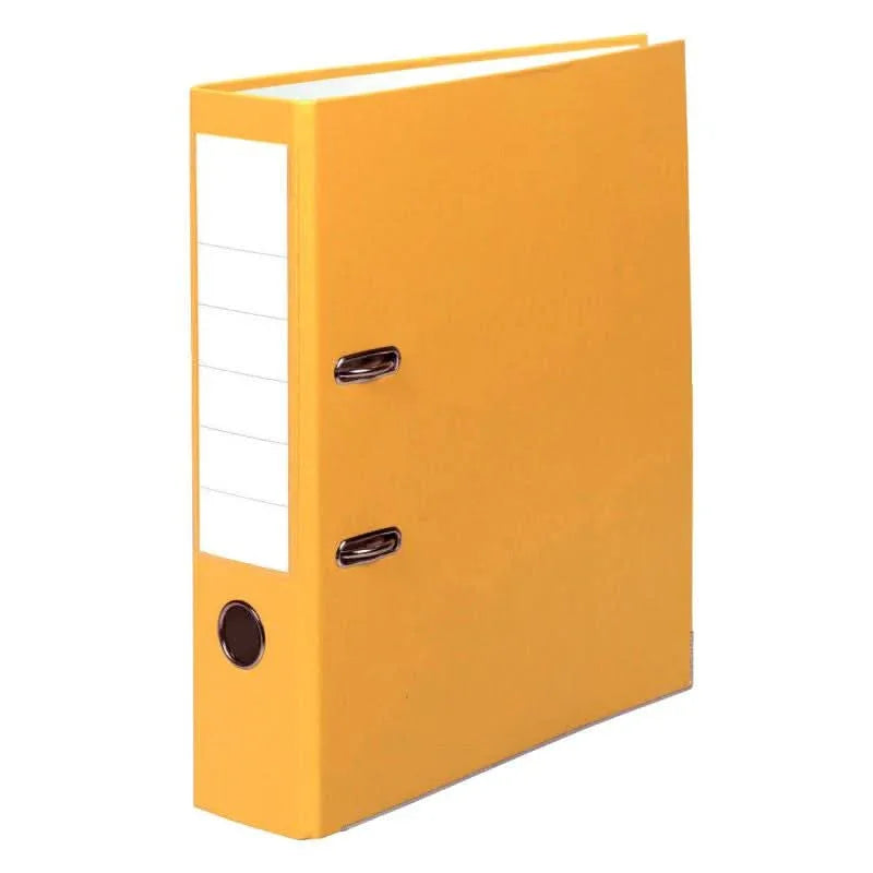 Classeur à levier EXACOMPTA, dos 8cm jaune - Ma Rentrée Facile