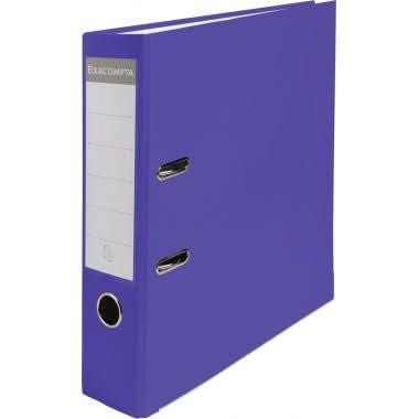 Classeur à levier EXACOMPTA, dos 8cm lilas - Ma Rentrée Facile