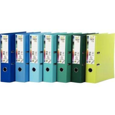 Classeur à levier PREM'TOUCH, A4+, dos 8 cm, vert clair, EXACOMPTA - Ma Rentrée Facile
