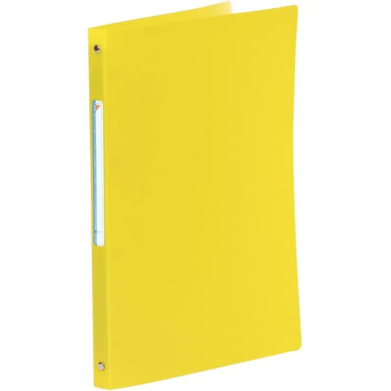 Classeur souple opaque A4, dos 2,5 cm jaune - Ma Rentrée Facile