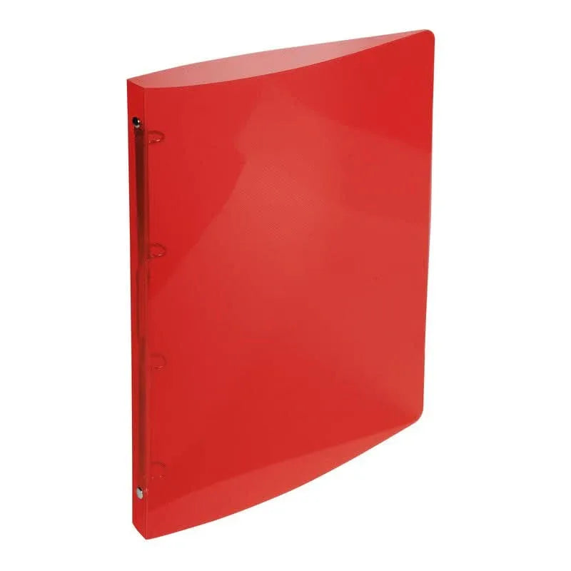 Classeur souple translucide Color Fresh, A4, dos 2 cm, rouge - Ma Rentrée Facile