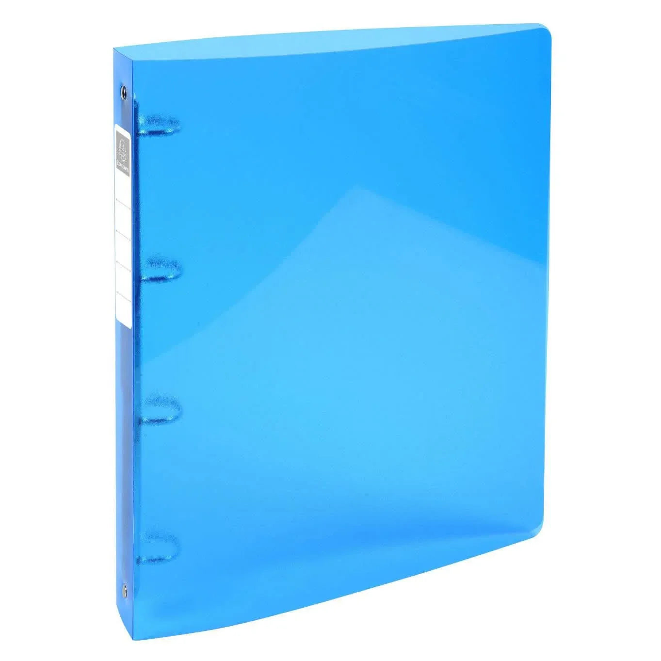 Classeur souple translucide Color Fresh, A4+, dos 4 cm, bleu - Ma Rentrée Facile