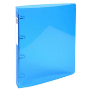 Classeur souple translucide Color Fresh, A4+, dos 4 cm, bleu - Ma Rentrée Facile