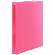 Classeur souple translucide Color Fresh, A4+, dos 4 cm, rouge - Ma Rentrée Facile