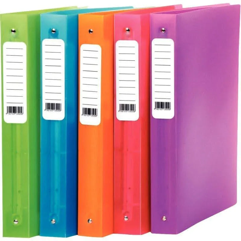 Classeur souple translucide Color Fresh, A4+, dos 4 cm, violet - Ma Rentrée Facile