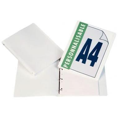 Classeur souple personnalisable, A4, dos 2cm, blanc - Ma Rentrée Facile