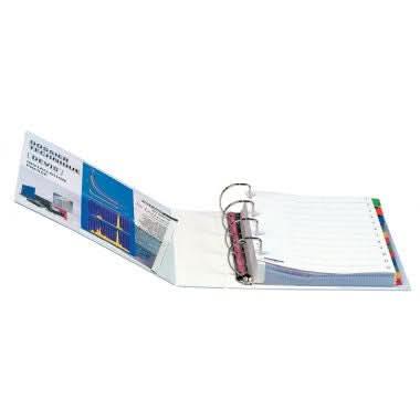 Classeur personnalisable A4+, dos 7,5cm blanc - Ma Rentrée Facile