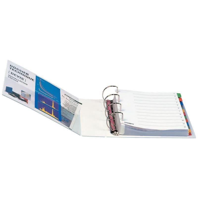 Classeur personnalisable A4+, dos 9cm blanc. - Ma Rentrée Facile