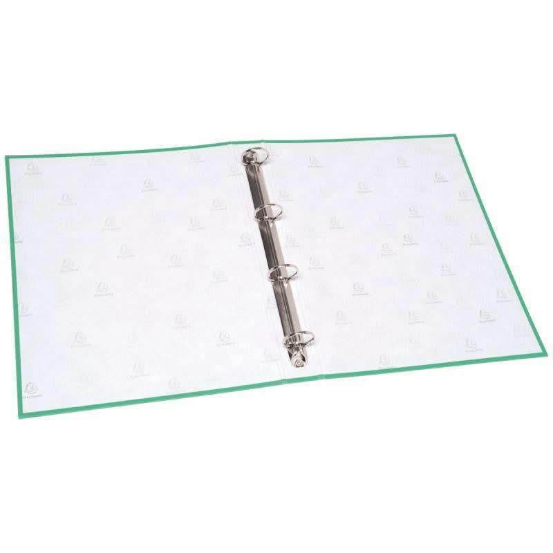 Classeur rigide EXACOMPTA, A4, dos 4cm, vert - Ma Rentrée Facile