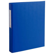 Classeur rigide rembordé EXACOMPTA, A4, dos 4cm, bleu - Ma Rentrée Facile