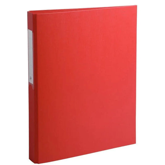 Classeur rigide rembordé EXACOMPTA, A4, dos 4cm, rouge - Ma Rentrée Facile