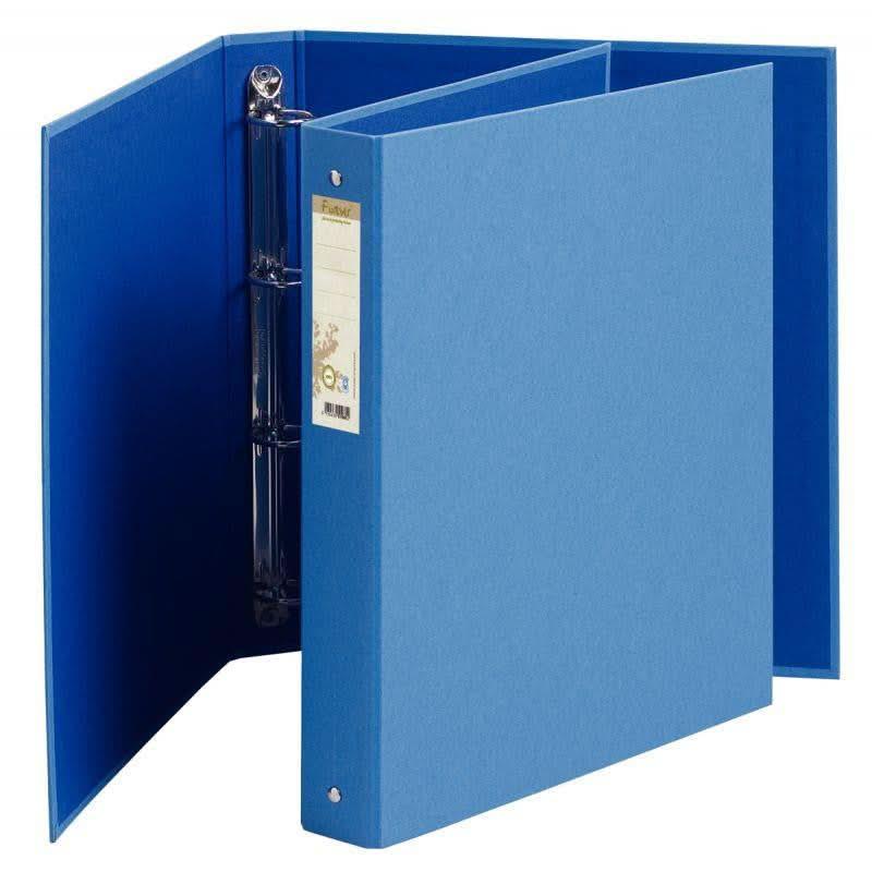 Classeur rembordé EXACOMPTA FOREVER, recyclé, dos 4 cm, bleu - Ma Rentrée Facile