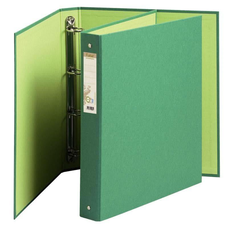 Classeur rembordé EXACOMPTA FOREVER, recyclé, dos 4 cm, vert - Ma Rentrée Facile