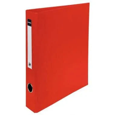 Classeur rigide plastique rembordé A4 +, anneaux en D, dos 7cm rouge - Ma Rentrée Facile
