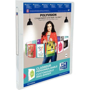 Classeur personnalisable transparent POLYVISION, A4 dos 2cm, incolore - Ma Rentrée Facile