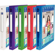 Classeur personnalisable transparent POLYVISION, A4 dos 3cm, coloris aléatoires - Ma Rentrée Facile