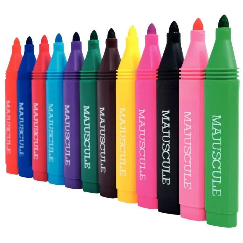 Classpack 120 feutres triangulaires pointe moyenne Majuscule - Ma Rentrée Facile