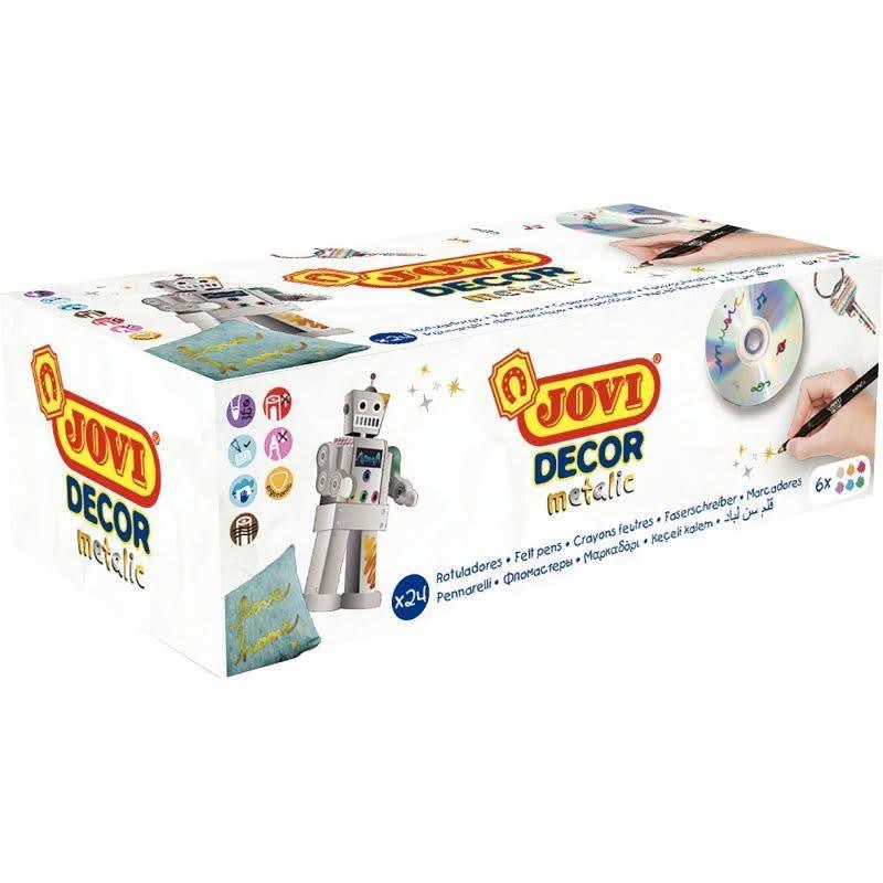 Classpack de 24 marqueurs Jovidécor métal - Ma Rentrée Facile