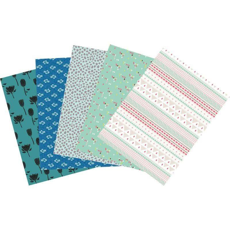 Classpack 5x20 feuilles Decopatch bleu - Ma Rentrée Facile