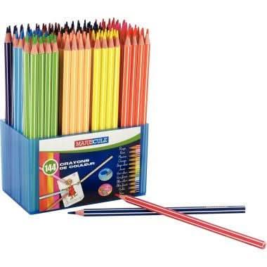 Classpack de 144 crayons de couleur Majuscule - Ma Rentrée Facile