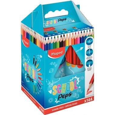 Classpack de 144 crayons de couleur School'Peps - Ma Rentrée Facile