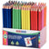 Classpack de 144 crayons de couleur triangulaires pointe large Majuscule - Ma Rentrée Facile