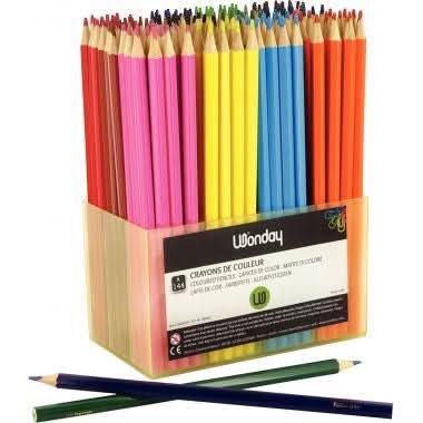 Classpack de 144 crayons de couleur Wonday - Ma Rentrée Facile