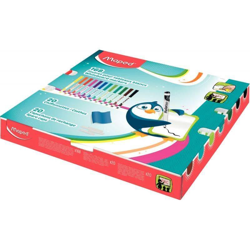 Classpack de 168 marqueurs Maped Peps 12 à la couleur - Ma Rentrée Facile