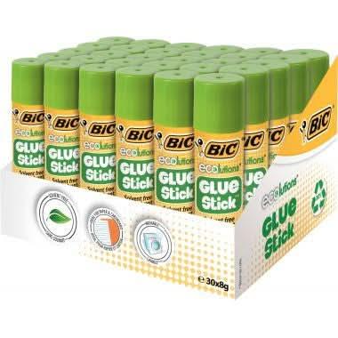 Classpack de 30 bâtons colle 8g BIC Ecolution - Ma Rentrée Facile