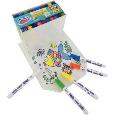 Classpack de 50 feutres textile Diam's - Ma Rentrée Facile