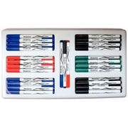 Classpack de 72 marqueurs effaçable à sec pointe moyenne assortis - Ma Rentrée Facile