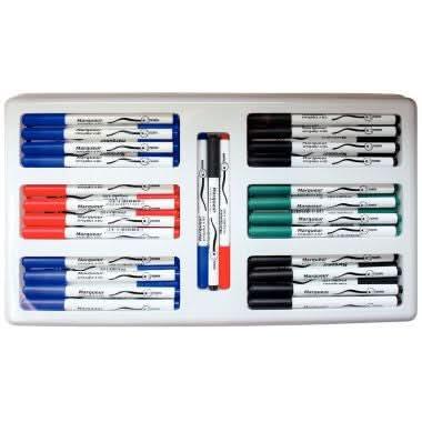 Classpack de 72 marqueurs effaçable à sec pointe moyenne assortis - Ma Rentrée Facile