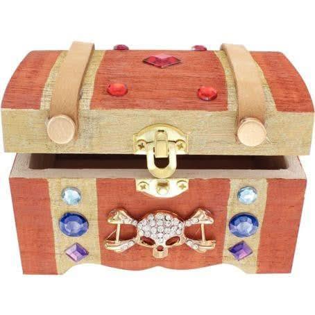 Coffre corsaire en bois - Ma Rentrée Facile