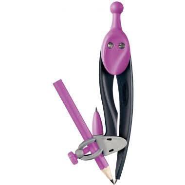 Coffret compas 3 pièces (mine et bague) Graphic Maped - Ma Rentrée Facile