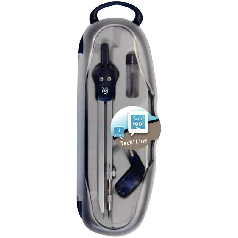 Coffret compas en métal, 3 pièces (mine et bague) Wonday - Ma Rentrée Facile