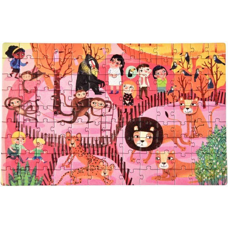 Coffret de 4 puzzles progressifs, les animaux du zoo - Ma Rentrée Facile