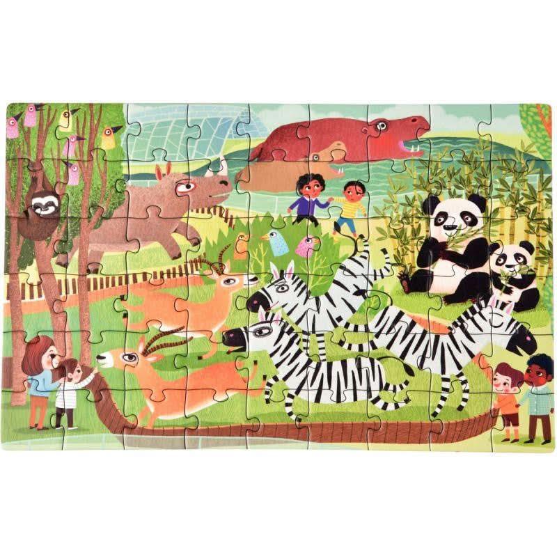 Coffret de 4 puzzles progressifs, les animaux du zoo - Ma Rentrée Facile