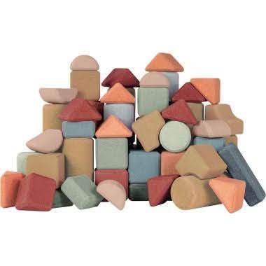 Coffret de 60 blocs de construction en liège - Ma Rentrée Facile