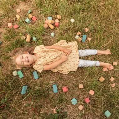 Coffret de 60 blocs de construction en liège - Ma Rentrée Facile