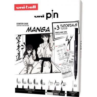 Coffret d'initiation dessin Manga Uni-Ball Uni Pin - Ma Rentrée Facile