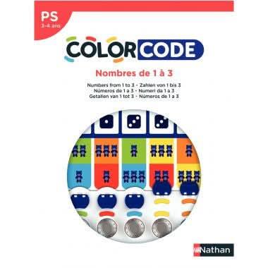 COLORCODE nombres de 1 à 3, niveau PS Nathan - Ma Rentrée Facile