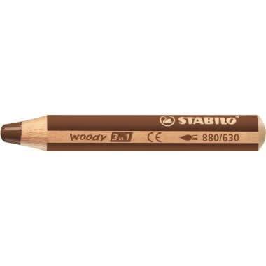 Crayon de couleur Woody marron - Ma Rentrée Facile