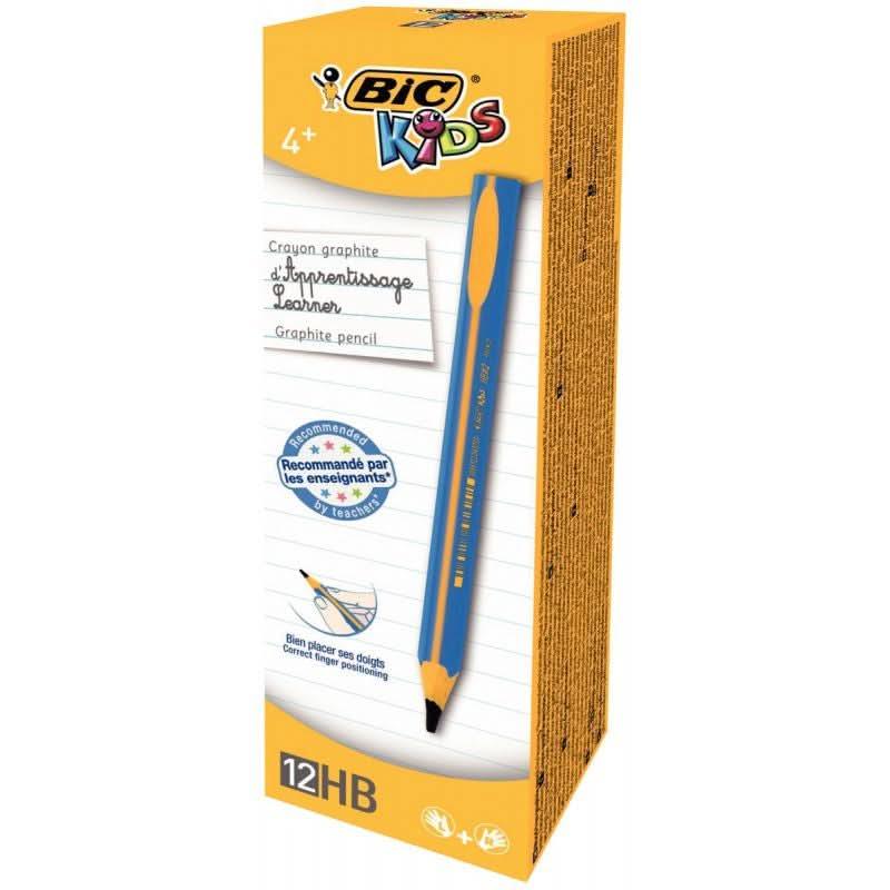 Crayon graphite d'apprentissage corps bleu - Ma Rentrée Facile